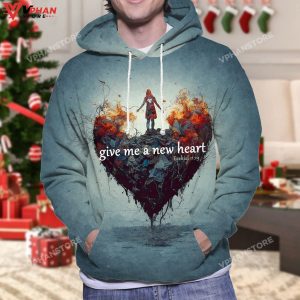 Give Me A New Heart Ezekiel Christian Jesus 3d Full Print Hoodie 1