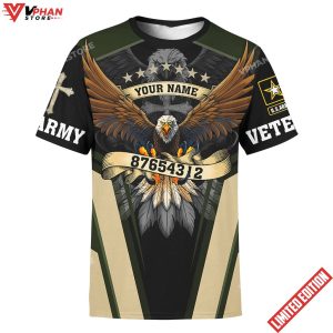 God Bless Our Veteran Eagles Veterans Customized Shirt 1