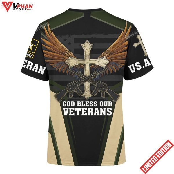 God Bless Our Veteran Eagles Veterans Customized Shirt