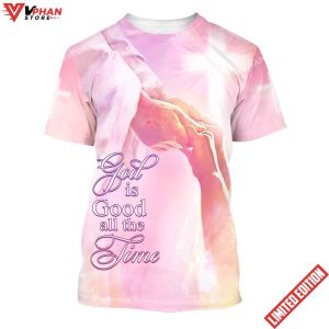 God Is Good All The Time Jesus 3d All Over Print Shirt 1