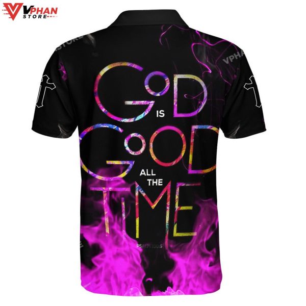 God Is Good All The Time Jesus Easter Gifts Christian Polo Shirt & Shorts