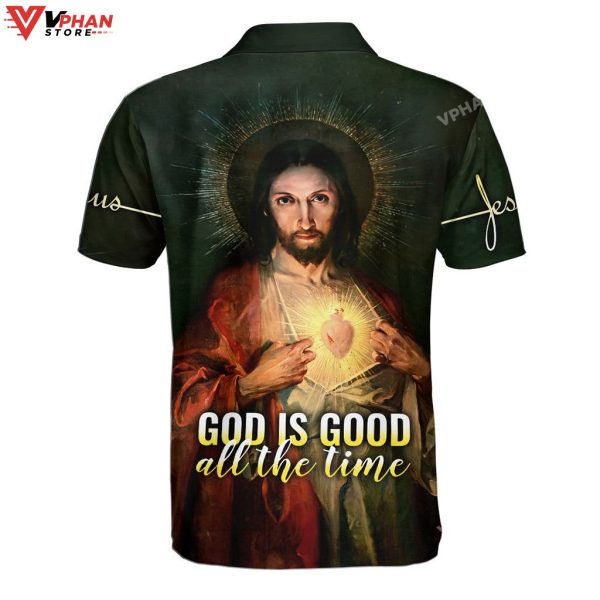 God Is Good All The Time Religious Gifts Christian Polo Shirt & Shorts