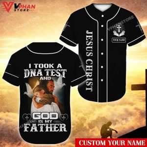 God Is My Father God Hug Dove Religious Gifts Christian Baseball Jersey 1