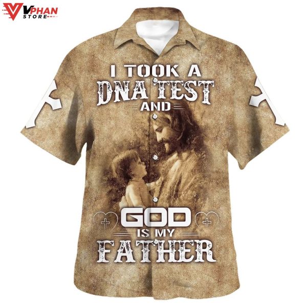 God Is My Father Jesus And Baby Christian Gift Hawaiian Summer Shirt