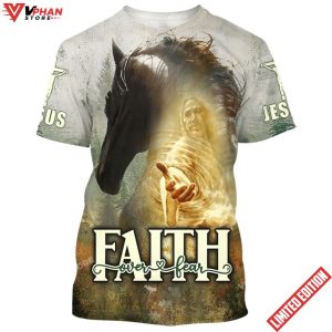 Horse Jesus Hands Reaching Out Shirt 1