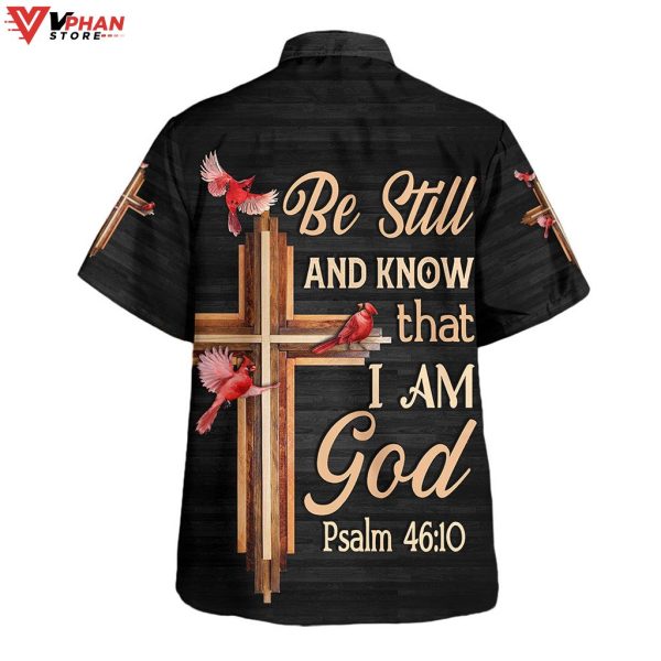 Hummingbird Be Still And Know That I Am God Hawaiian Summer Shirt