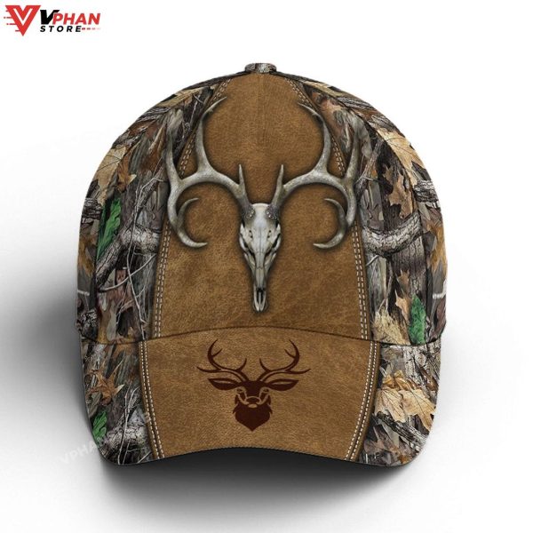 Hunting Camouflage Multicolor Deer Logo Baseball Cap