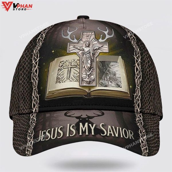 Hunting Jesus Is My Savior Baseball Cap