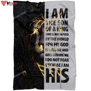 I Am The Son Of A King Fleece Christian Blanket 1