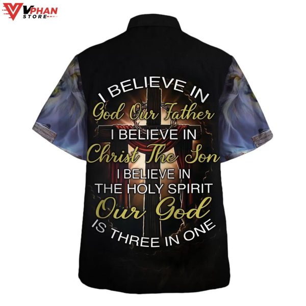 I Believe In The God The Father Christian Outfit Hawaiian Summer Shirt