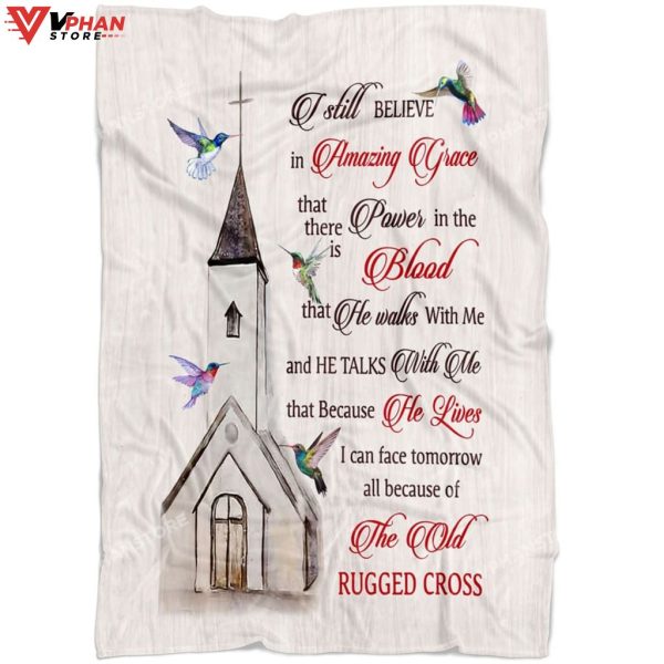 I Still Believe In Amazing Grace Gift Ideas For Christians Bible Verse Blanket