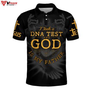 I Took A Dna Test And God Is My Father Jesus Christ Polo Shirt Shorts 1