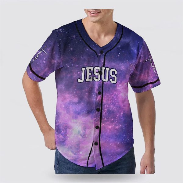 Inspirational Bible Verse Jesus Religious Easter Gifts Christian Baseball Jersey