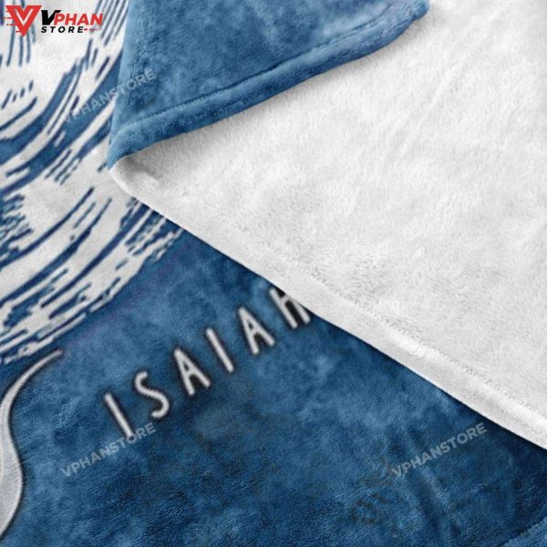 Isaiah 432 When You Pass Through The Waters I Will Bible Verse Blanket