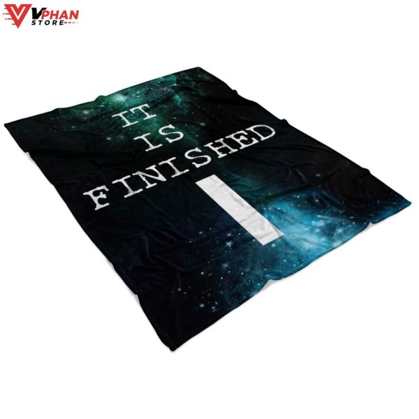 It Is Finished Religious Gift Ideas Bible Verse Blanket