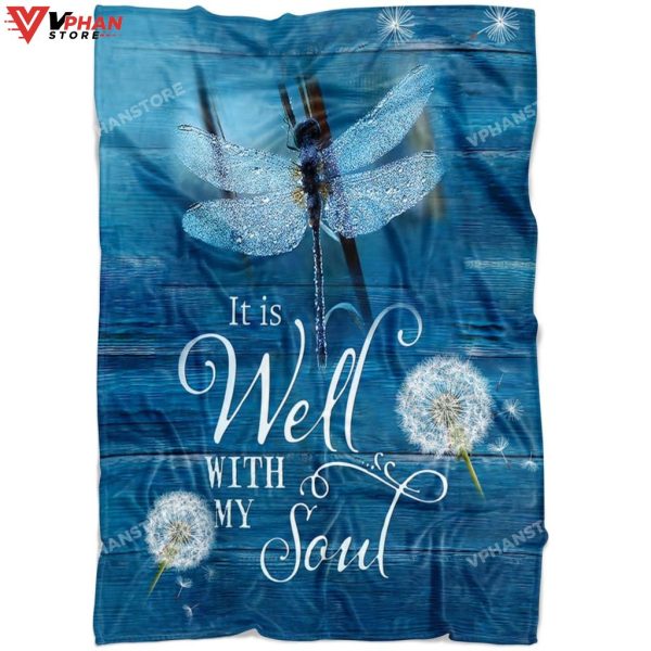It Is Well With My Soul Christian Easter Gifts Bible Verse Blanket