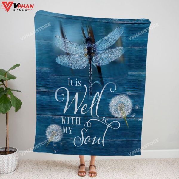 It Is Well With My Soul Christian Easter Gifts Bible Verse Blanket