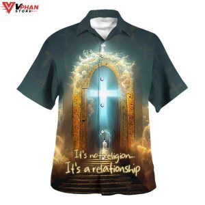 Its Not Religion Its A Relationship Christian Hawaiian Summer Shirt 1