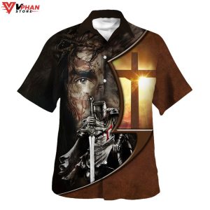 Jesus A Child Of God A Man Of Faith A Warrior Of Christ Hawaiian Shirt 1