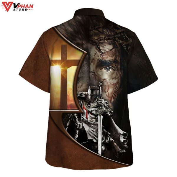 Jesus A Child Of God A Man Of Faith A Warrior Of Christ Hawaiian Shirt