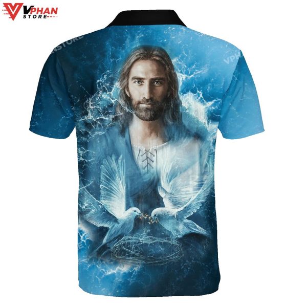 Jesus And Dove Religious Easter Gifts Christian Polo Shirt & Shorts