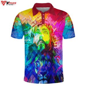 Jesus And Lion Religious Easter Gifts Christian Polo Shirt Shorts 1