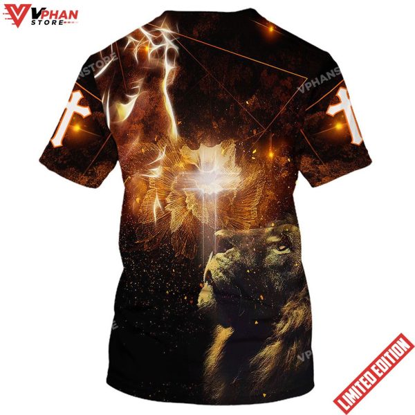 Jesus And The Lion Of Judah Christian Shirt