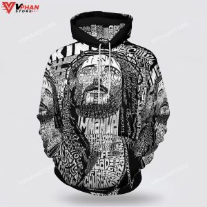 Jesus Christ And Lion Half Face 3d Hoodies For Women Men 1