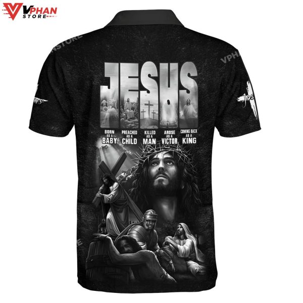 Jesus Christ Born As A Baby Preached Christian Polo Shirt & Shorts