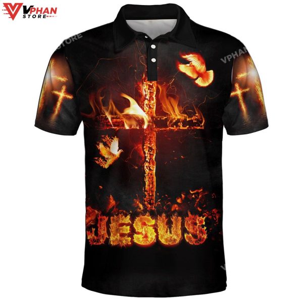 Jesus Christ Cross Religious Easter Gifts Christian Polo Shirt & Shorts