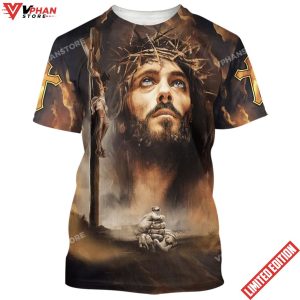 Jesus Christ Crucified Christian T Shirt For Men And Women 1