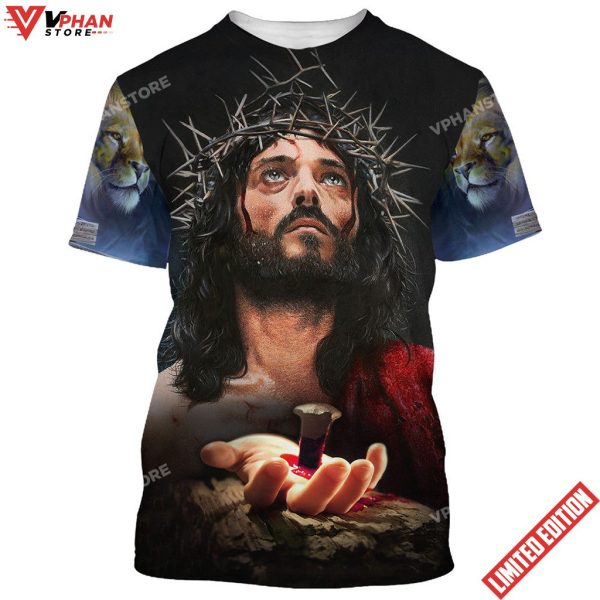 Jesus Christ Crucified I Believe In God Our Father All Over Printed Shirt