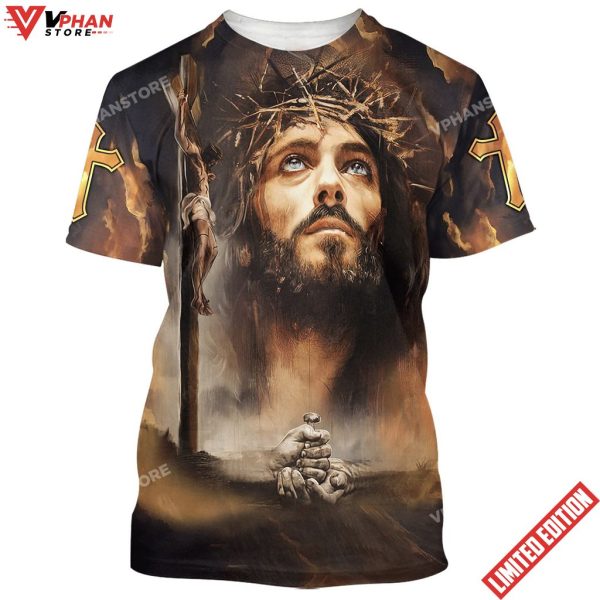 Jesus Christ Crucified On The Cross 3d T-Shirt