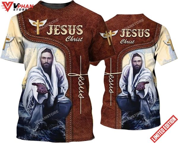 Jesus Christ Hand Of God All Over Printed 3D T Shirt