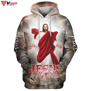 Jesus Christ Is My Savior Men Women Religious Easter Gifts Hoodie 1