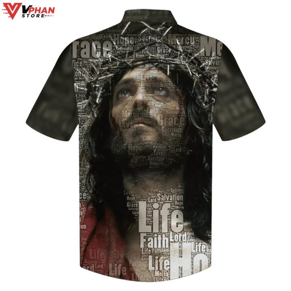 Jesus Christ Life Faith Lord Christian Gift Ideas Hawaiian Aloha Shirt