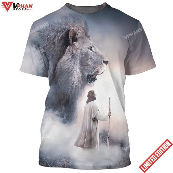 Jesus Christ Lion 3D All Over Printed Shirt