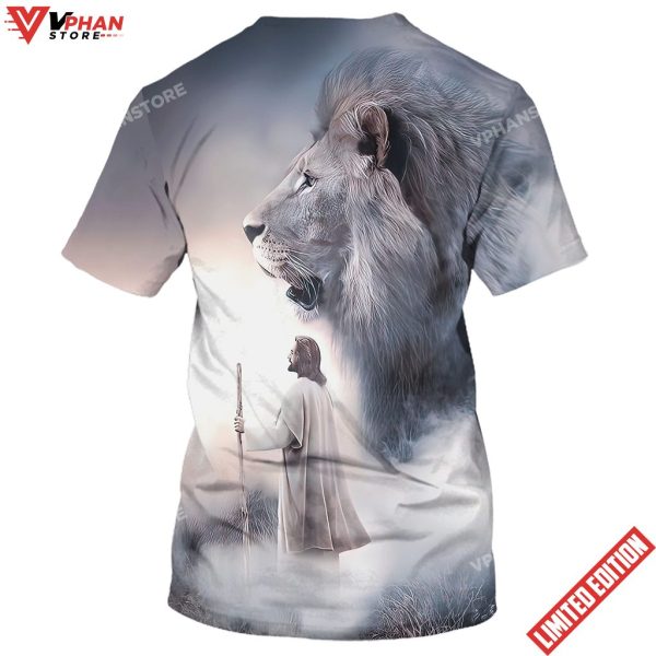 Jesus Christ Lion 3D All Over Printed Shirt