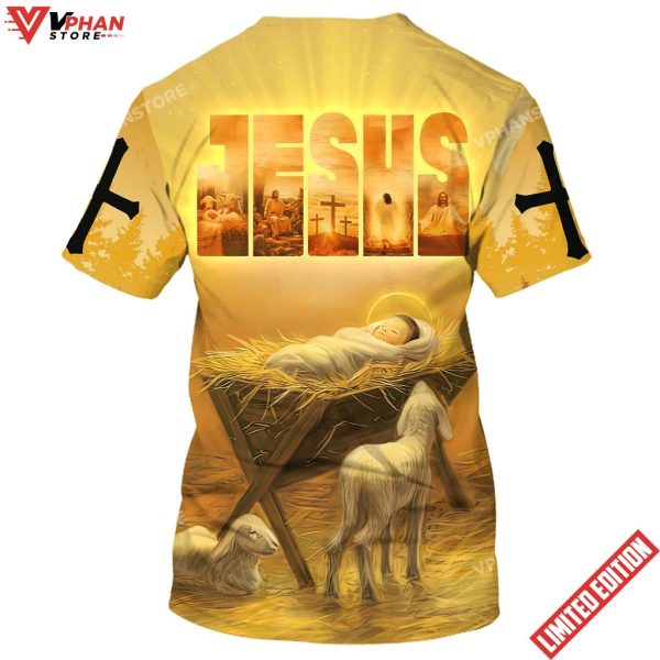 Jesus Christ Manger 3D All Over Printed Shirt