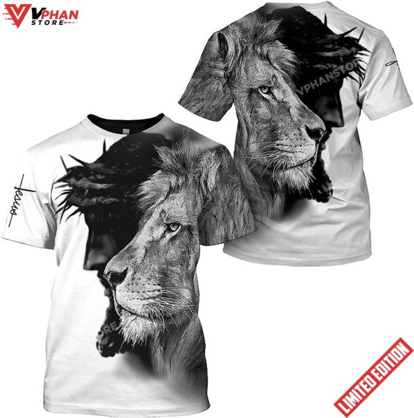 Jesus Christ The Lion King All Over Printed 3D Shirt