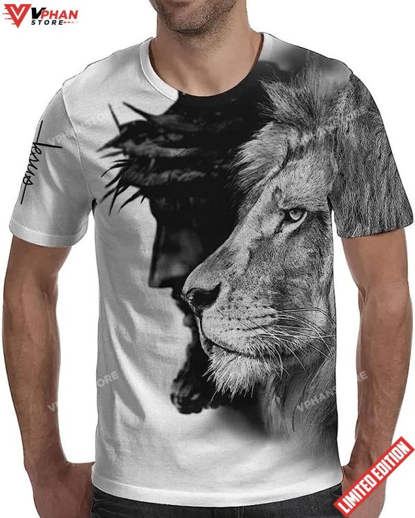 Jesus Christ The Lion King All Over Printed 3D Shirt