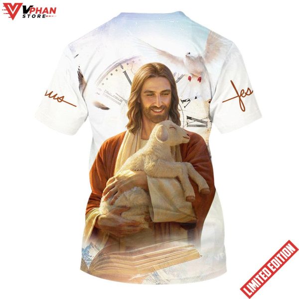 Jesus Christ With Lamb Is My Savior 3d All Over Print Shirt