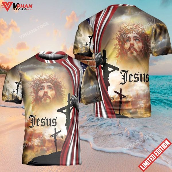 Jesus Cross 3d Christian Shirt Men Women