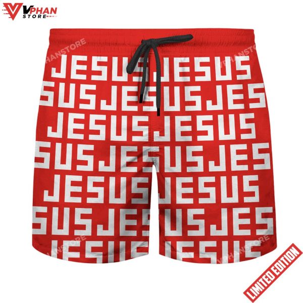 Jesus Cross Red 3D All Over Printed Shirt for Men and Women