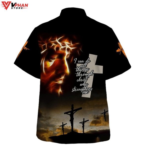 Jesus Crown Of Thorns I Can Do All Things Hawaiian Summer Shirt