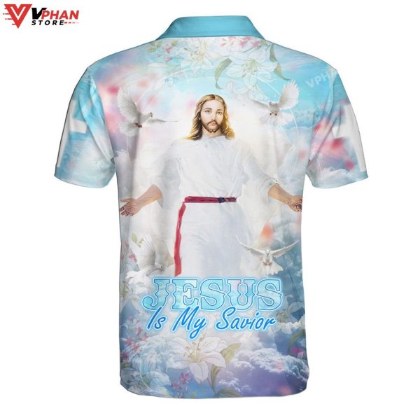 Jesus Dove Is My Savior Religious Gifts Christian Polo Shirt & Shorts