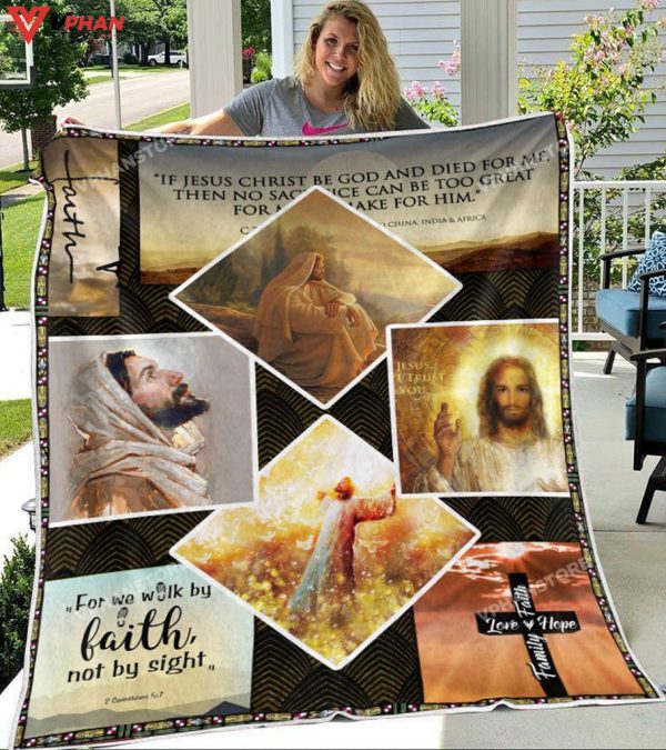 Jesus Faith Hope Love Christian Gift Ideas Jesus Blanket