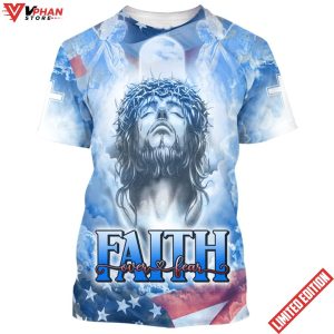 Jesus Faith Over Fear Christian T Shirts For Men And Women 1