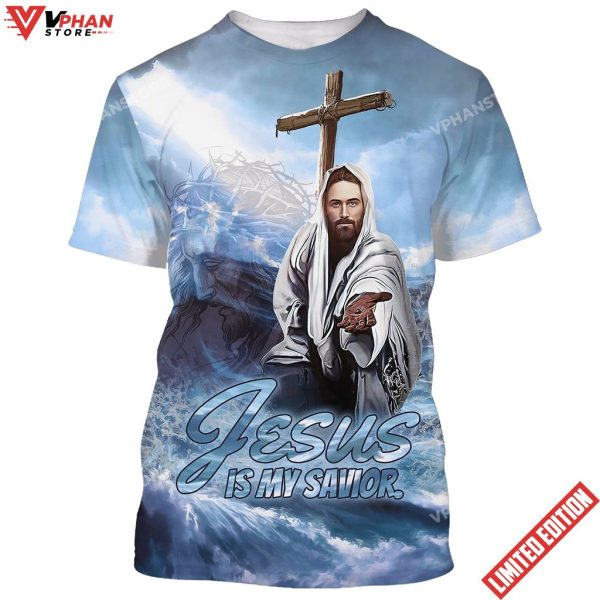 Jesus Give Me Hand Jesus Is My Savior 3D All Over Printed Shirt