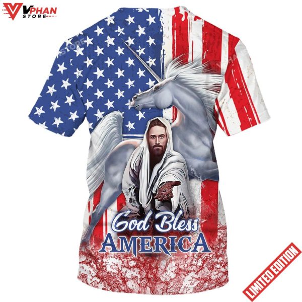 Jesus God Bless America Christian Shirts For Men And Women